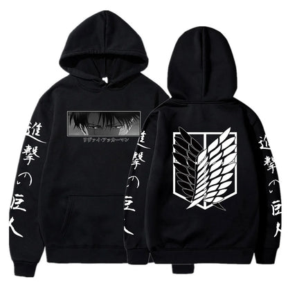 Attack On Titan: Anime Zipper Hoodie Sports Coat Sportswear Role Playing Women Sportswear Autumn Hoodie Fashionable Hoodie Rtable Womens Clothing