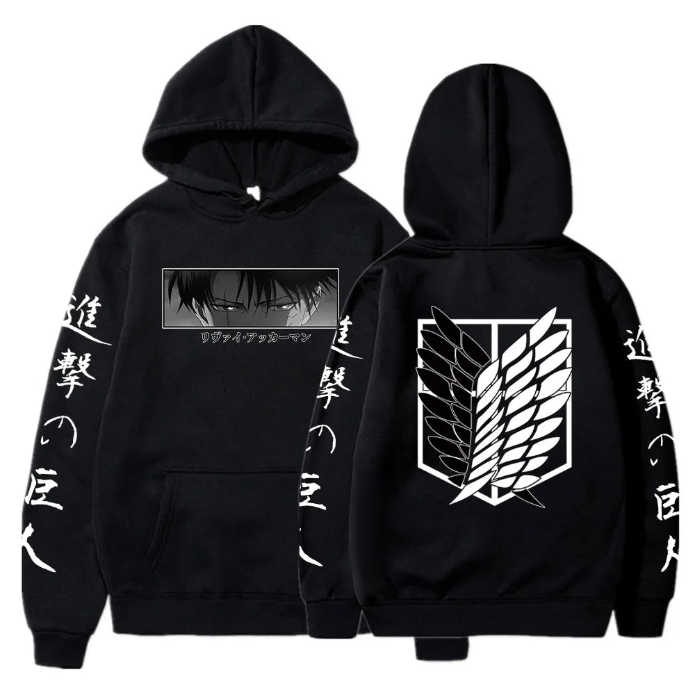 Attack On Titan: Anime Zipper Hoodie Sports Coat Sportswear Role Playing Women Sportswear Autumn Hoodie Fashionable Hoodie Rtable Womens Clothing