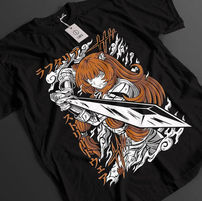 The Rising of The Shield Hero: Shirt Naofumi T-shirt Anime T-shirt Men's and Women's Summer Cotton Comfortable Loose Fashion Top