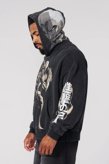 Attack on Titan: Graphic Hoodies Men Grunge Streetwear Sweatshirt Tops Oversized Hoodie Gothic 2000s Harajuku Y2k Men Clothing