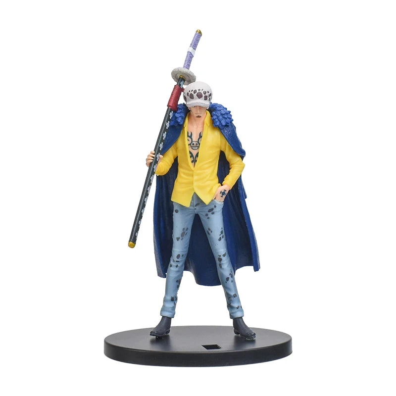 One PieceHot 18cm/7.1nch Anime Figure DXF Wano Country Trafalgar Law PVC Collection Model Dolls Toy For Gift 18cm: