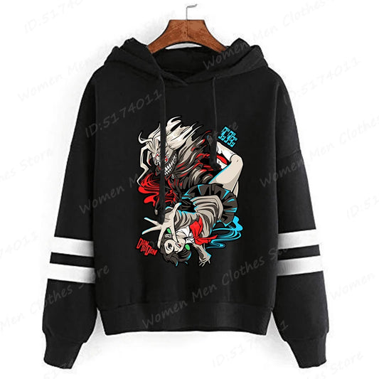 Dandadan: Okarun Hoodies Women Hooded Hoodie Funny Anime Print Sweatshirt Dandadan Graphic Casual Streetwear Hooded Pullovers