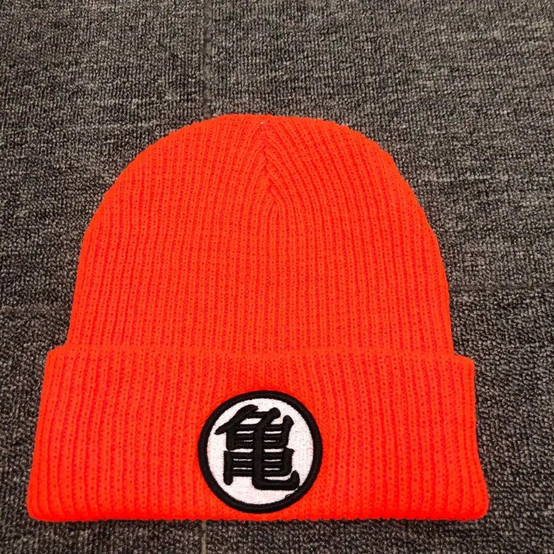 Dragon Ball: Knitted Warm Winter Hats For Solid Hip-hop Casual Cuffed Beanies Bonnet