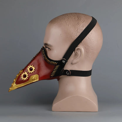 My Hero Academia: Overhaul Mask Cosplay Crow Mouth Chisaki Face Long Beak Gothic Helmet