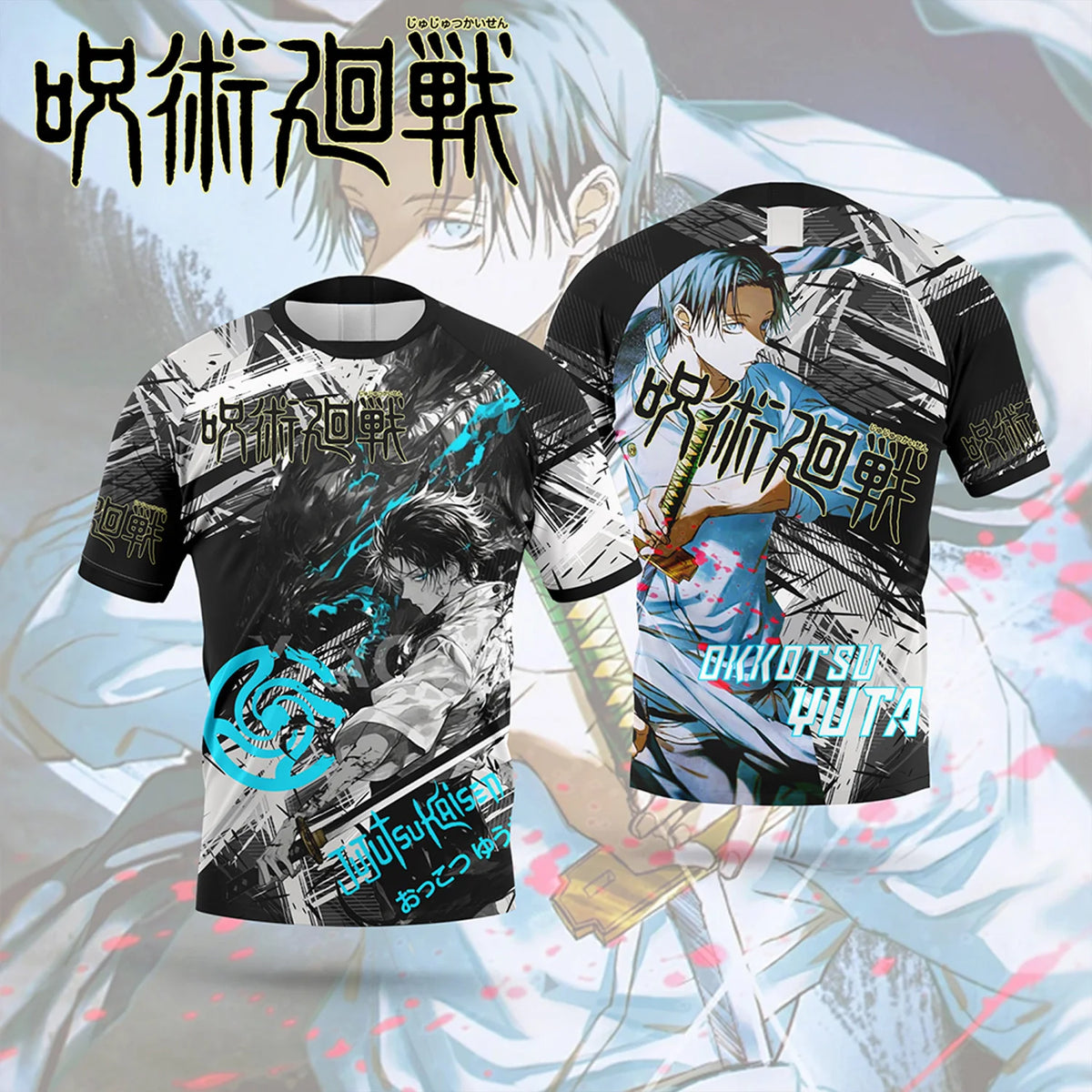 Jujutsu Kaisen: Bandai Anime Character-themed Jerseys Adult Kids Athleisure T-Shirts Summer Quick-drying Soft Lightweight Comfy