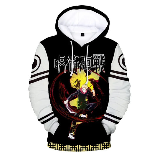 Jujutsu Kaisen: Itadori Yuji Fushiguro Megumi Satoru Ryomen Sukuna Hoodie Pullover Sweatshirt Anime Cosplay Jacket Coat Adult Youth