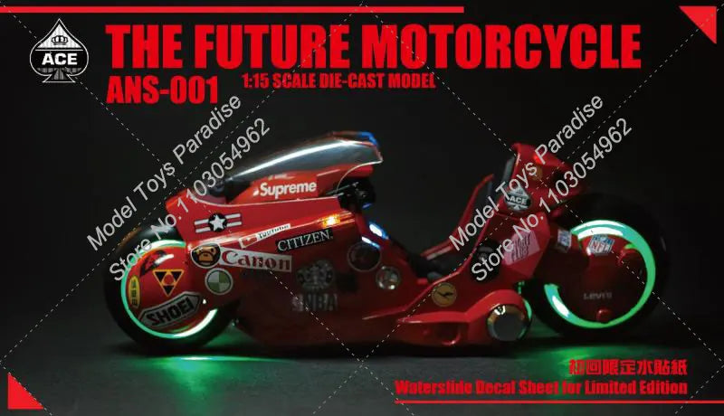 Akira: ACE TOYZ ANS-001 1/15 Scale Male Soldier  Future Motorcycle Combat Vehicle Driver Model Accessories Fit  Action Figure