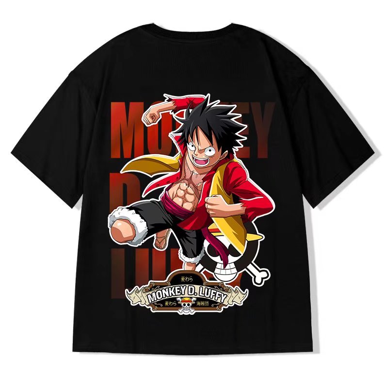 One Piece: Fashion Edgy - Abfer Monkey D. Luffy and Zoro Oversized T-shirt