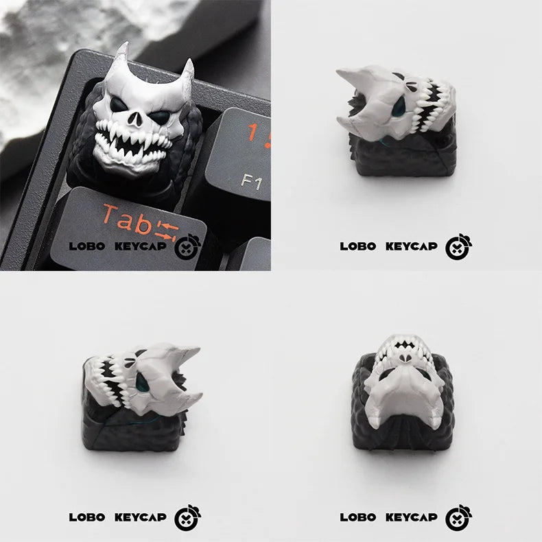 Anime Kaiju No.8 Light-Transmitting Keycaps Soshiro Hoshina Reno Ichikawa Personalized Resin Mechanical Keyboard Esc Keycap Gift