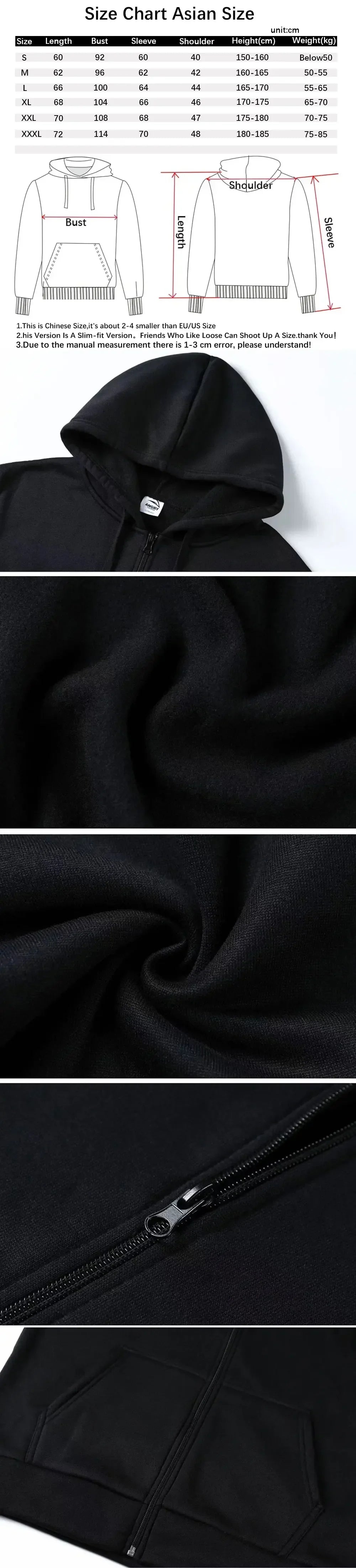 Death Note: Misa Zipper Hoodie Men Women Y2k Casual Oversized Zip Up Jacket Coat Unisex 90s Manga Cosplay Zip Up Sweatshirt