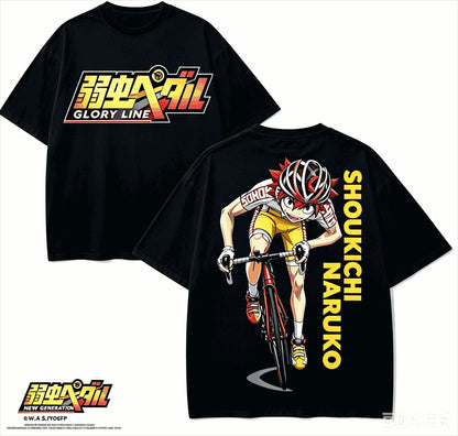 Yowamushi Pedal: Anime Lover T-shirt Harajuku Cotton New Model High Street Retro Fashion Oversized Unisex hot product Classic tee