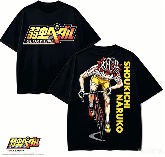 Yowamushi Pedal: Anime Lover T-shirt Harajuku Cotton New Model High Street Retro Fashion Oversized Unisex hot product Classic tee