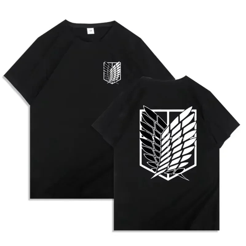 Attack on Titan T Shirt Kawaii Titans Attack Graphic Tees Demale Harajuku Summer Tops Japanese Anime