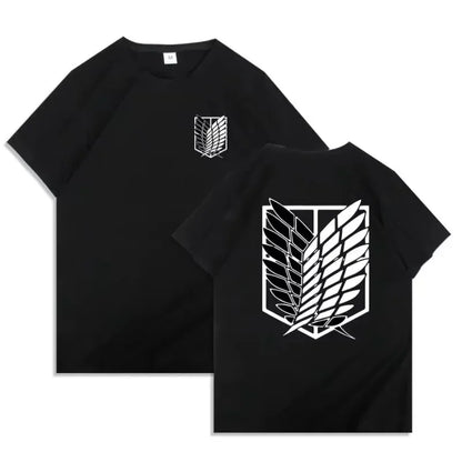 Attack on Titan T Shirt Kawaii Titans Attack Graphic Tees Demale Harajuku Summer Tops Japanese Anime