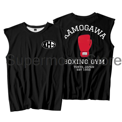 Hajime No Ippo: Kamogawa Boxing Gym Tank Tops Sleeveless Sport Vest Women Men Harajuku Outdoor Sportwear