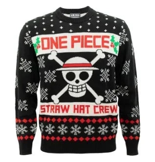 One Piece: Luffy Christmas One Piece Ugly Christmas Sweatshirt Cartoon Japan Anime Men Women Pullover Kawaii Tops Couple Hoodie