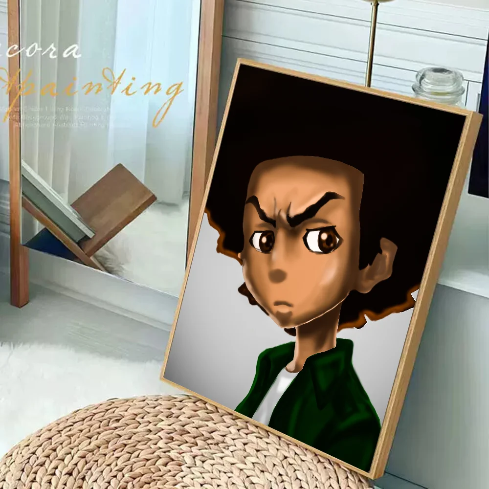 The Boondocks: Huey Freeman  Classic Anime Poster Fancy Wall Sticker for Living Room Bar Decoration Decor Art Wall Stickers