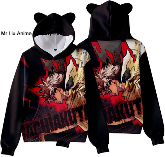 Gachiakuta: Hoodie Sweatshirt Sweater Costume Clothing Pullover Hooded with Ear Hat