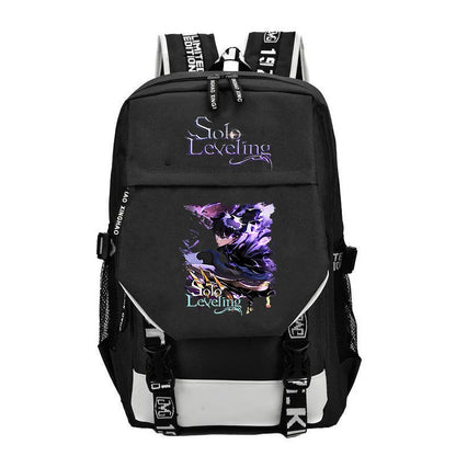 Kaiju No 8: Cartoon Print Backpack Teenage Street Cool Zipper Schoolbag School Supplies Student Gifts