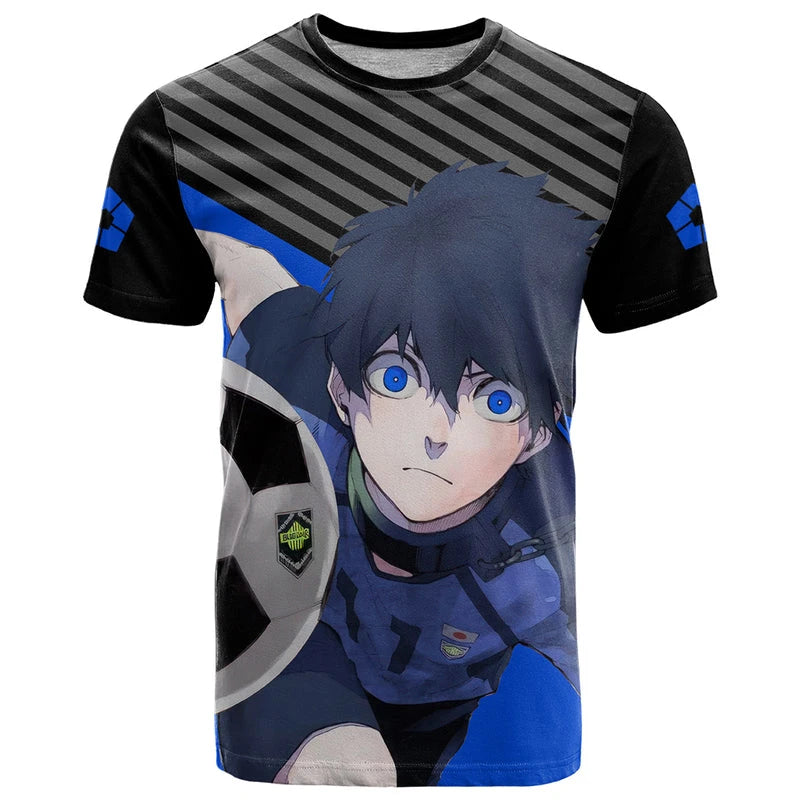 Blue Lock: 3D Printed Men/Women Children T Shirt Fashion Harajuku Style Y2k Football T-shirt Oversized Short Sleeve Tops