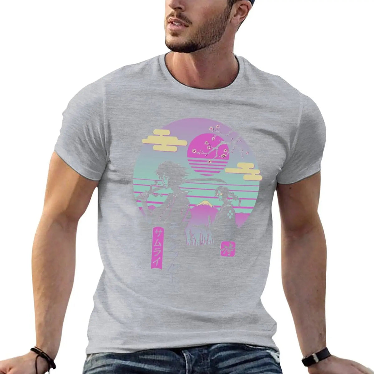 Samurai Champloo: T-shirt new edition summer top customs vintage mens t shirts casual stylish