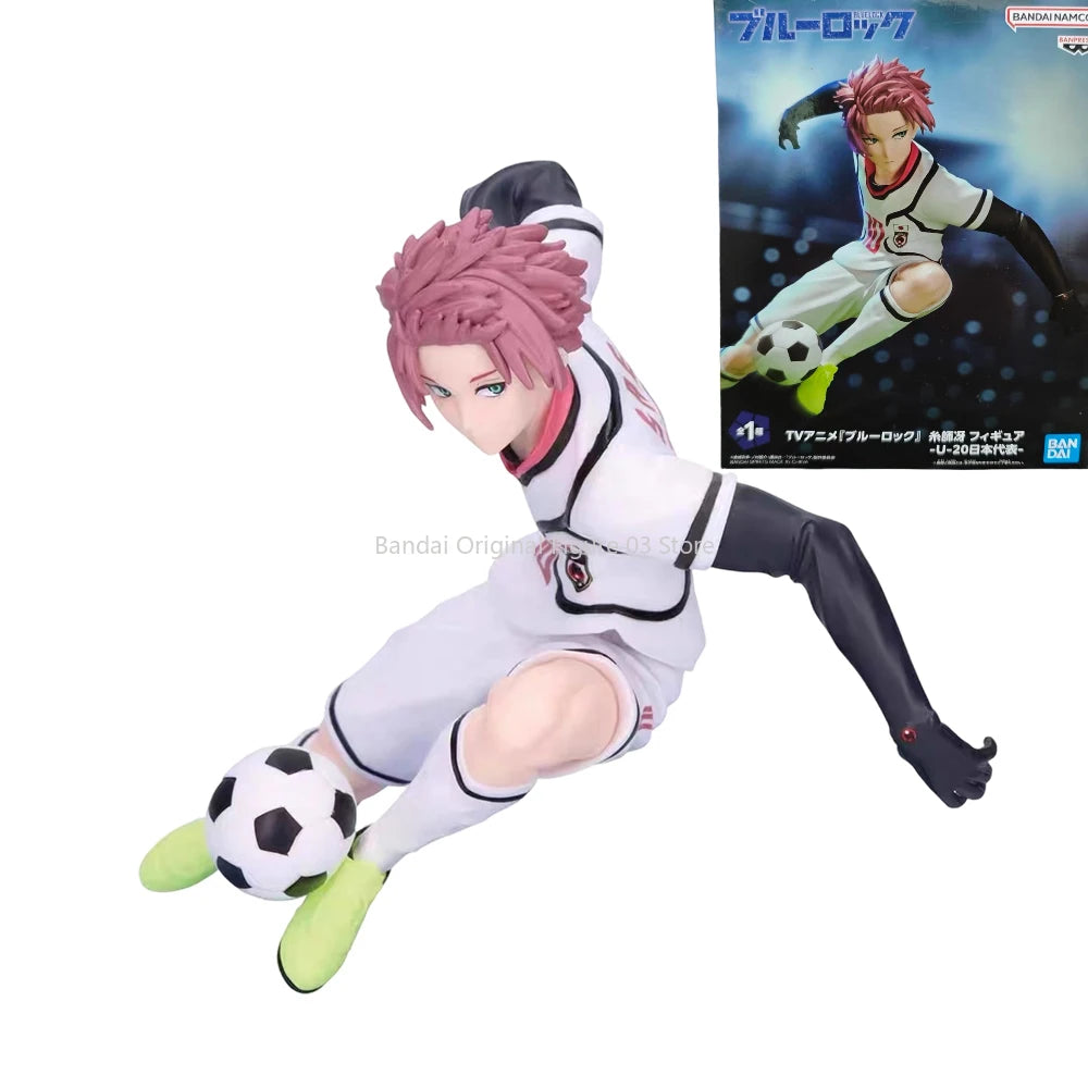 Blue Lock: Original Bandai  Nagi Seishiro Rin Itoshi Isagi Yoichi Itoshi Sae Chigiri Hyoma Shidou Ryuusei Anime Action Figure Toys