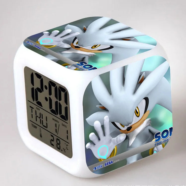 Sonic the Hedgehog: Alarm Clock Creative 8x8x8cm LED Cube with Light Display Time Week Month