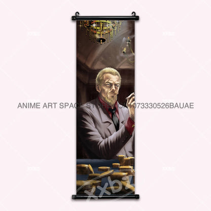 Vinland Saga: Hanging Painting Thorfinn Karlsefni Anime Decorative Poster Leif Ericson Room Decor Scroll Picture Cartoon Wall Art