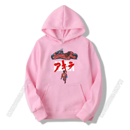 Akira: Synthwave Hoodie Sweatshirt 100% Hoodies Loose Fitness Style Hoody