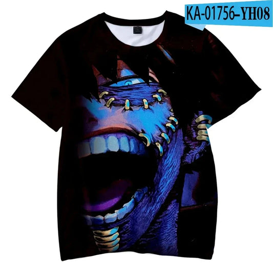 My Hero Academia: Dabi 3D Print Man/ Women Casual Fashion O Neck T-Shirts Short Sleeve pullover Summer Oversized Unisex Clothing