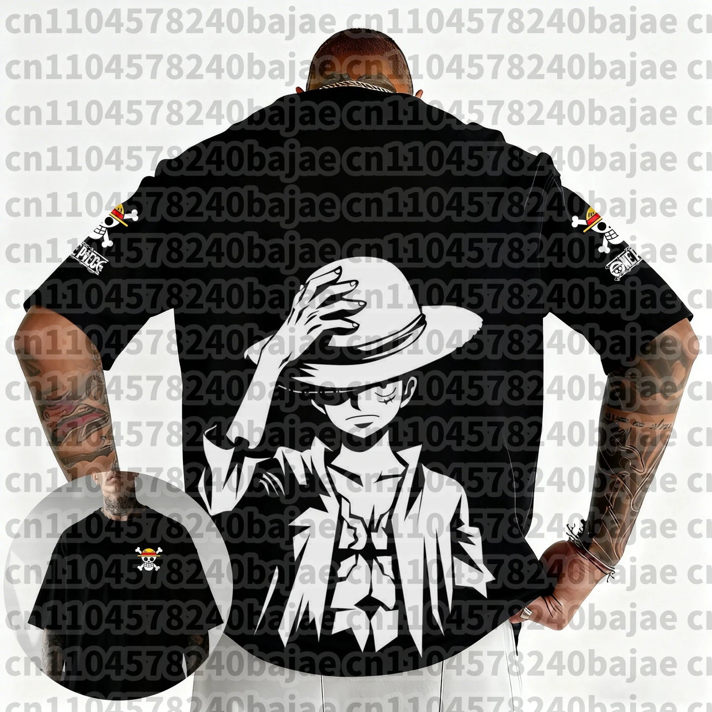 2026 One Piece Japanese Anime Printed Men's T-Shirt Roronoa Zoro Harajuku Short Sleeve Luffy T-shirt Clothing Y2k Top Tee Unisex