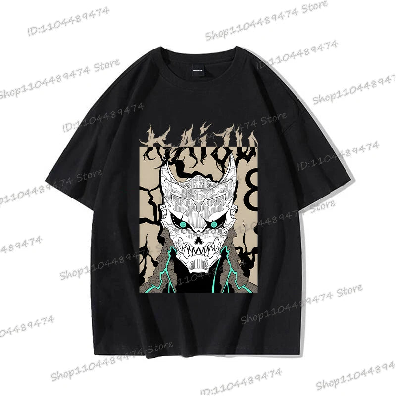 Kaiju No 8: Graphic T Shirt Casual Fashion Short Sleeve Cotton Shirt Soshiro Hoshina Funny Men Women Manga Tshirt