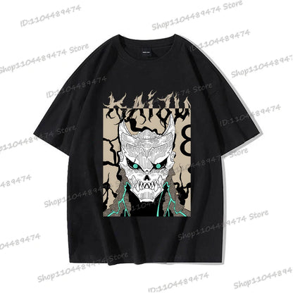 Kaiju No 8: Graphic T Shirt Casual Fashion Short Sleeve Cotton Shirt Soshiro Hoshina Funny Men Women Manga Tshirt