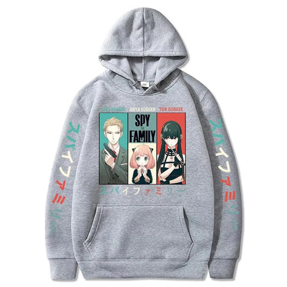 Spy x Family: Hoodie Fashion Hooded Sweatshirts Women Clothes Girls Casual Hoody Anya Forger Pullovers Anime Cartoon Print Tops