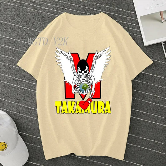 Hajime No Ippo: Kamogawa Boxing Gym T Shirt Unisex Casual Makunouchi Takamura Graphic T-Shirts Clothing Harajuku Streetwear