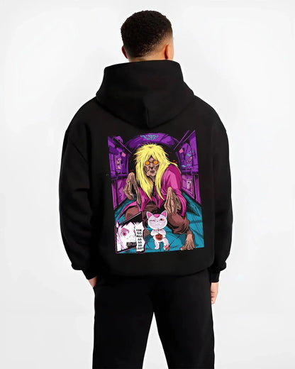 Dandadan :Turbo Granny Hoodie Evil Eye Men Women Overszied Autumn Winter Fleece-lined Warm Sweatshirts Female Male Clothing Coats