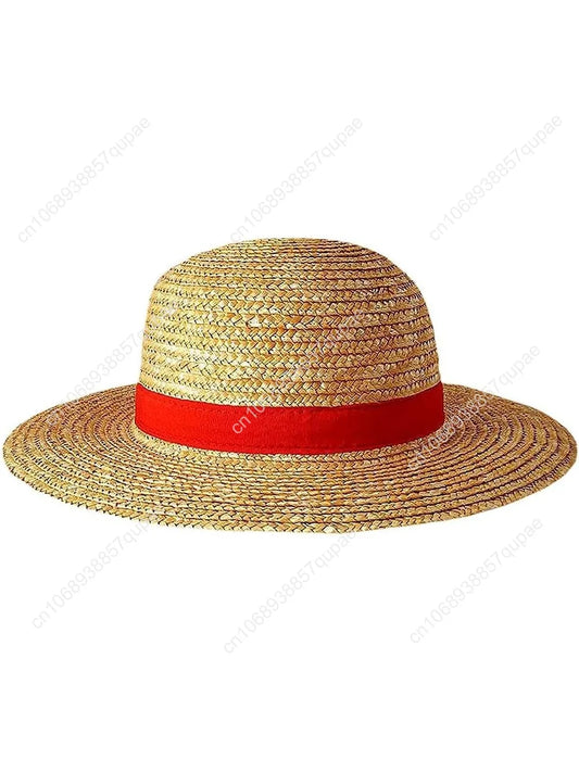 One Piece: Luffy Straw Hat Multifunctional Character Sunscreen Straw Hat Cosplay Sun Hat For Outdoor Casual
