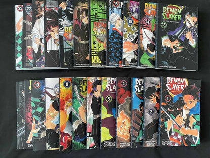 Demon Slayer :  English - Vol 1-23 Japan Youth Teen Fantasy Science Mystery Suspense Manga Comic Book Manga Books in