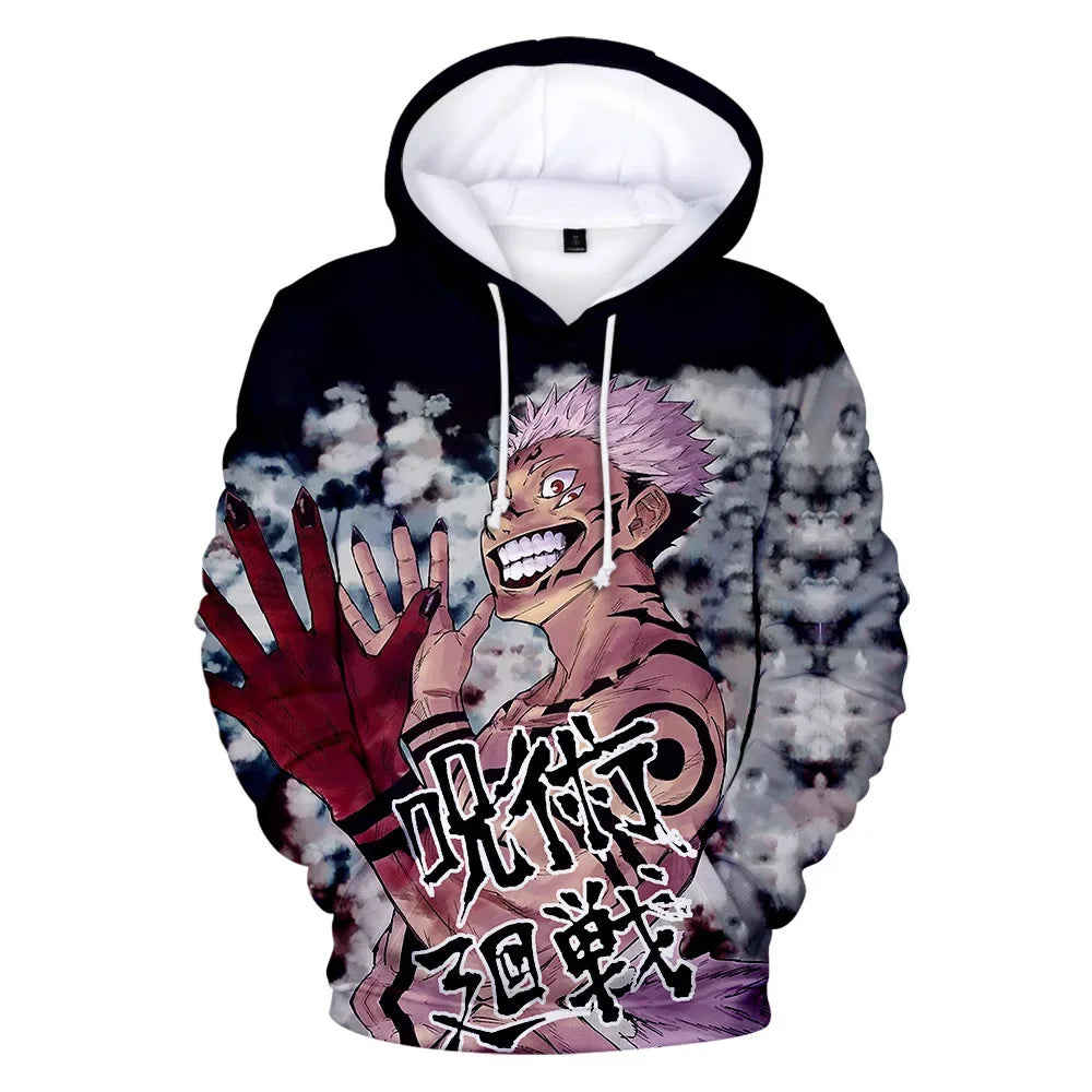 Jujutsu Kaisen: Hoodies Sweatshirts Men/Women Fashion Streetwear Autumn Winter y2k Plus Size Men's Clothing ﻿