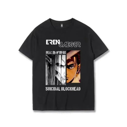 Attack on Titan:   T Shirt Scouting Legion Clothes Shingeki No Kyojin Tee Shirt Attack on Titan Giant Short-sleeve T-shir Men Women