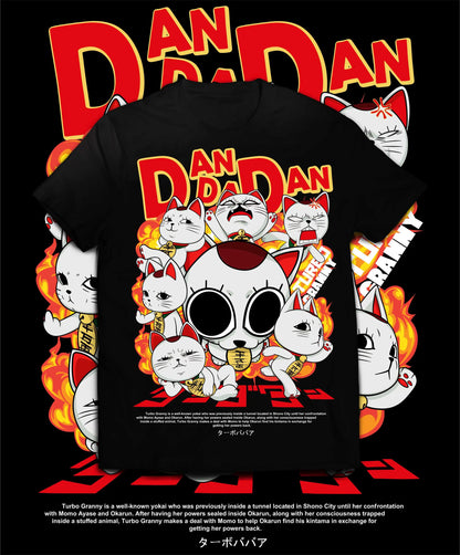 Dandadan: Okarun T-shirt Evil Eye Season 2 Graphic Men Women Anime Manga Oversized Y2k T-shirt High Quality Casual Loose Top Tee