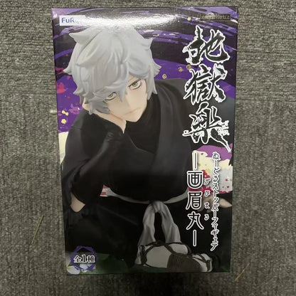 Hell's Paradise: FuRyu Genuine 10cm Sagiri Yamada Asaemon Gabimaru Noodle Stopper Figure Collection Figurine Toys Model Doll Gift