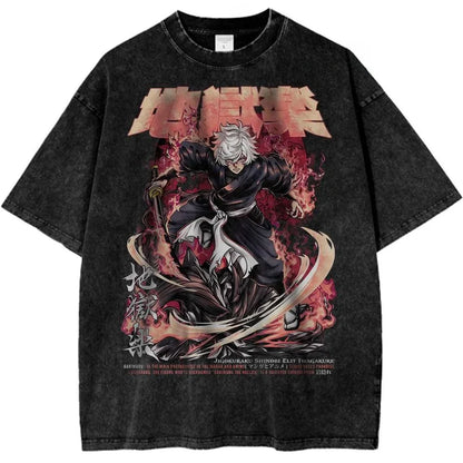Hell's Paradise: Gabimaru  Vintage Anime T-Shirt Mens Casual Shirt Men's 2026 Summer Fashion Oversize Street Harajuku Y2K Clothing