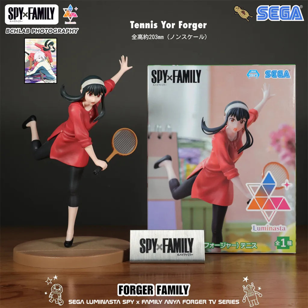 Spy x Family: Official SEGA Toy PM Series CODE White Movie Winter Outfit Statue Model Anya Yor Loid Forger Figure Anime Collectible