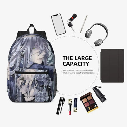 Black Butler: Undertaker Backpack Boys Girls BookBag Children School Bag Laptop Shoulder Bags for Men Women