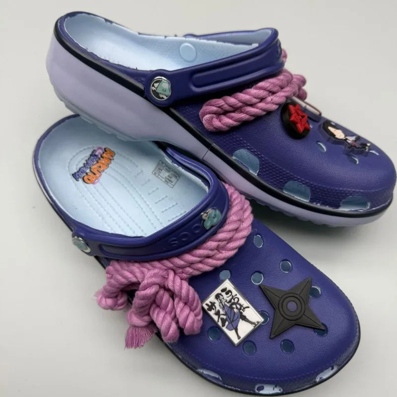 Naruto:  Kakashi Itachi Anime Slippers Outdoor Travel Beach Sandals Gift Men Non-Slip Home Shoes Slipper Cartoon Sasuke Cave Shoes