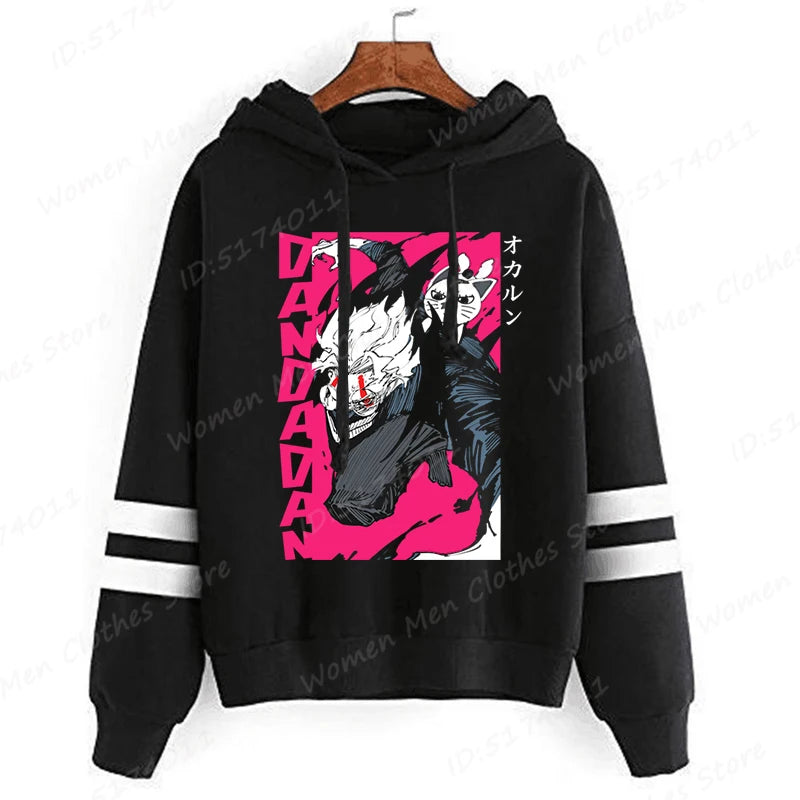 Dandadan: Okarun Hoodies Women Hooded Hoodie Funny Anime Print Sweatshirt Dandadan Graphic Casual Streetwear Hooded Pullovers