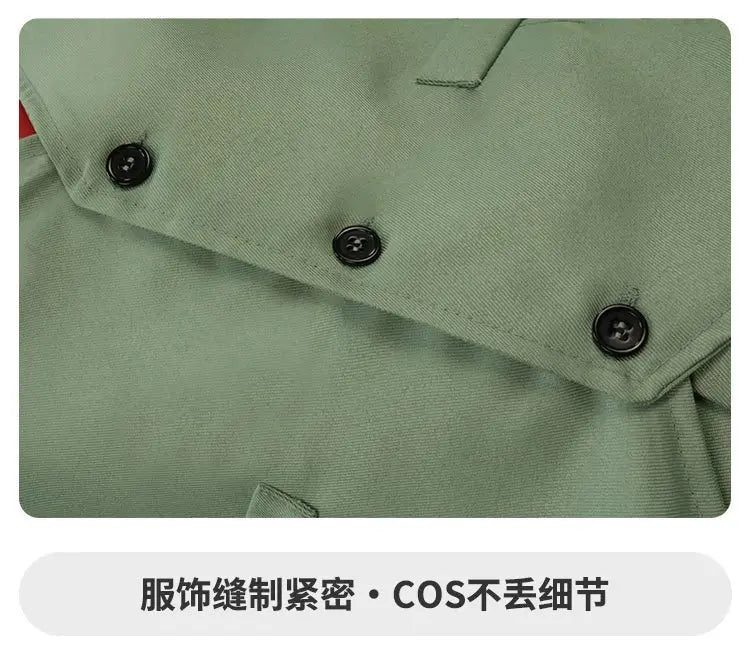 Spy x Family: Loid Forger Cosplay Costume Set Men Light Green Suit Twilight Outfit Shirt Pants Vest Red Tie Halloween