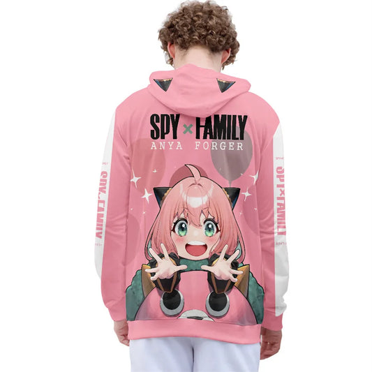 Spy X Family: D Teens Boys Tops Girls Cartoon Harajuku Hoodie Streetwear Japan Anime Spy X Family Anya Forger Cosplay Hoodies Sweatshirt