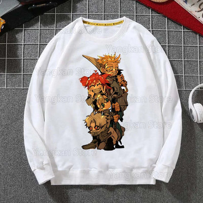 Gachiakuta: Spring Autumn Male Casual Sweatshirts Men's Sweatshirt Tops